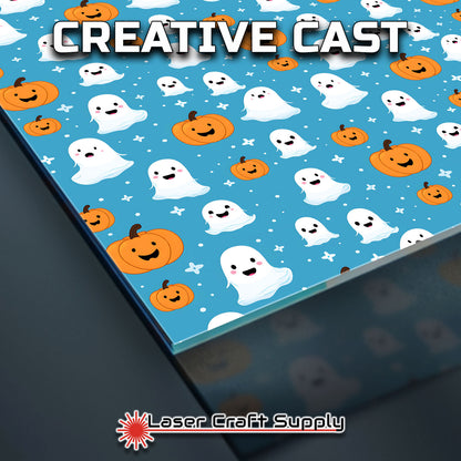 Creative Cast Acrylics - Fun Ghost & Pumpkins