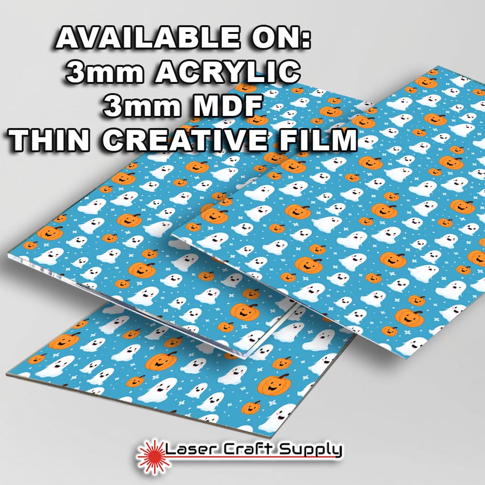 Creative Cast Acrylics - Fun Ghost & Pumpkins