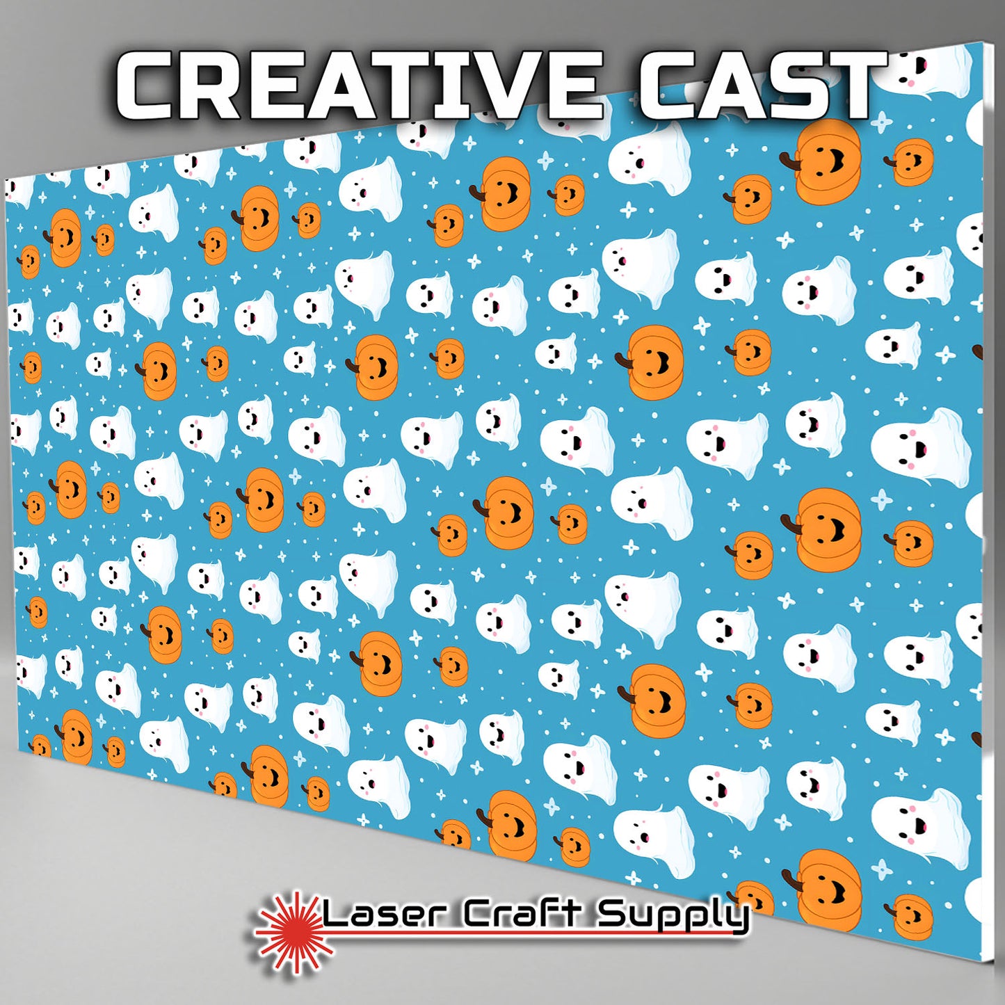 Creative Cast Acrylics - Fun Ghost & Pumpkins