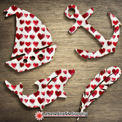 Ink Hearts in Red - Creative Cast
