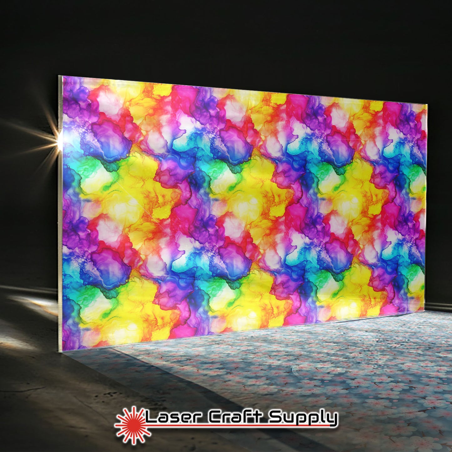 Creative Cast Acrylics -Ink Splatter of Colors