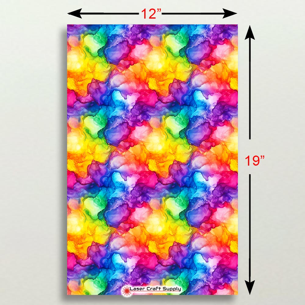 Creative Cast Acrylics -Ink Splatter of Colors