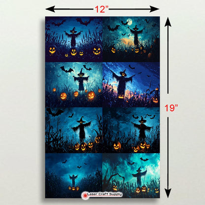 Jack O Lanterns and Scare Crow - Creative Tile