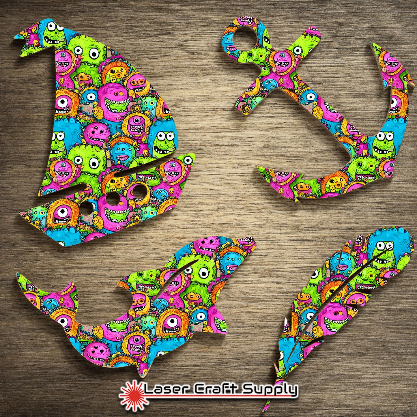 Creative Cast Acrylics - Just Strange Lil Monsters