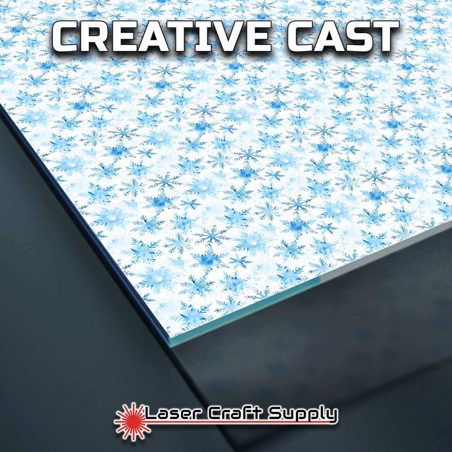 Creative Cast Acrylics -Just a Little Snowflake