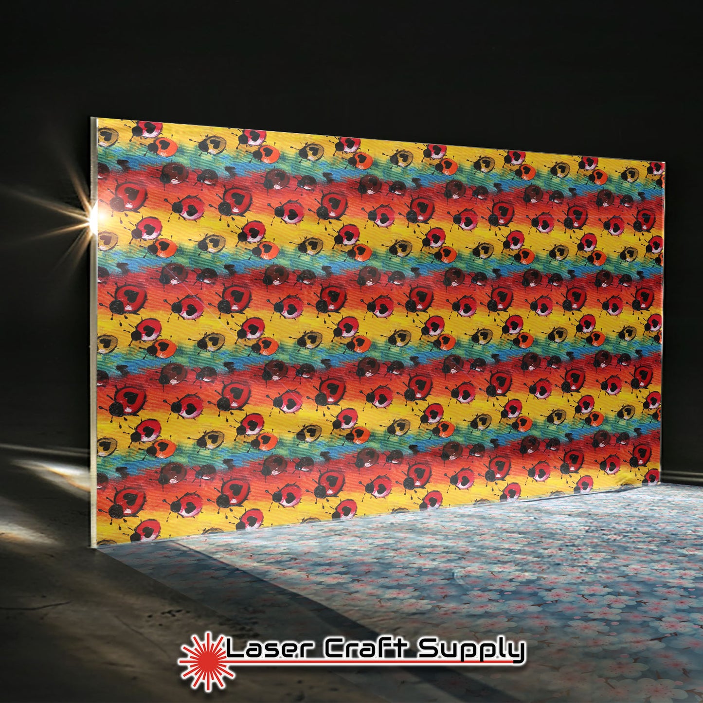 Creative Cast Acrylics -Ladybug Heart