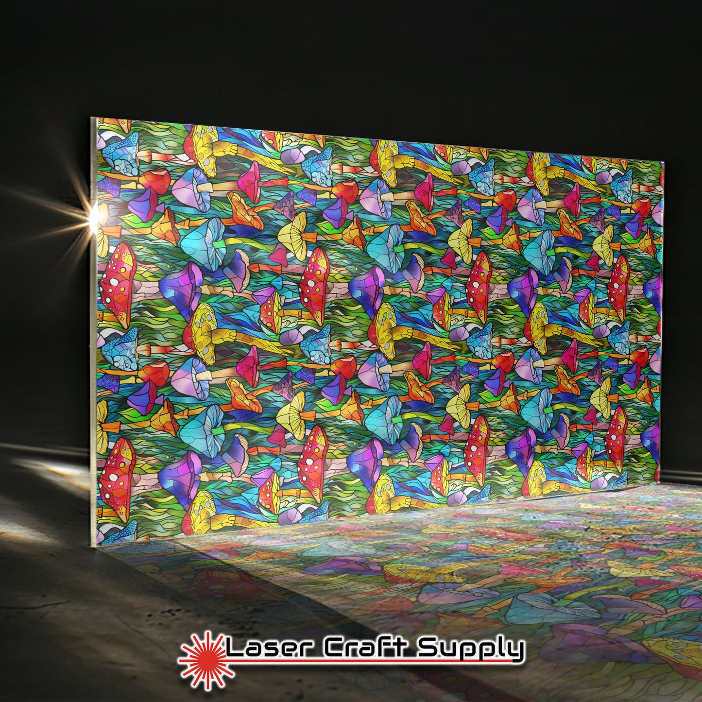 Creative Cast Acrylics - Land of Mushrooms - Stained Glass