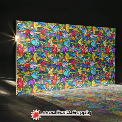 Creative Cast Acrylics - Land of Mushrooms - Stained Glass