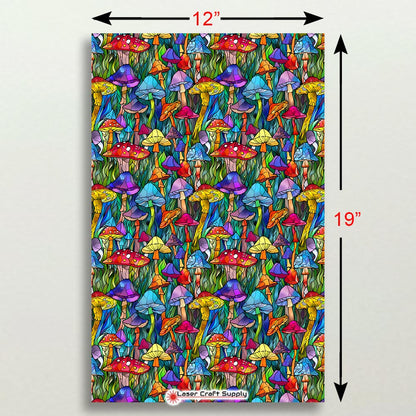 Creative Cast Acrylics - Land of Mushrooms - Stained Glass