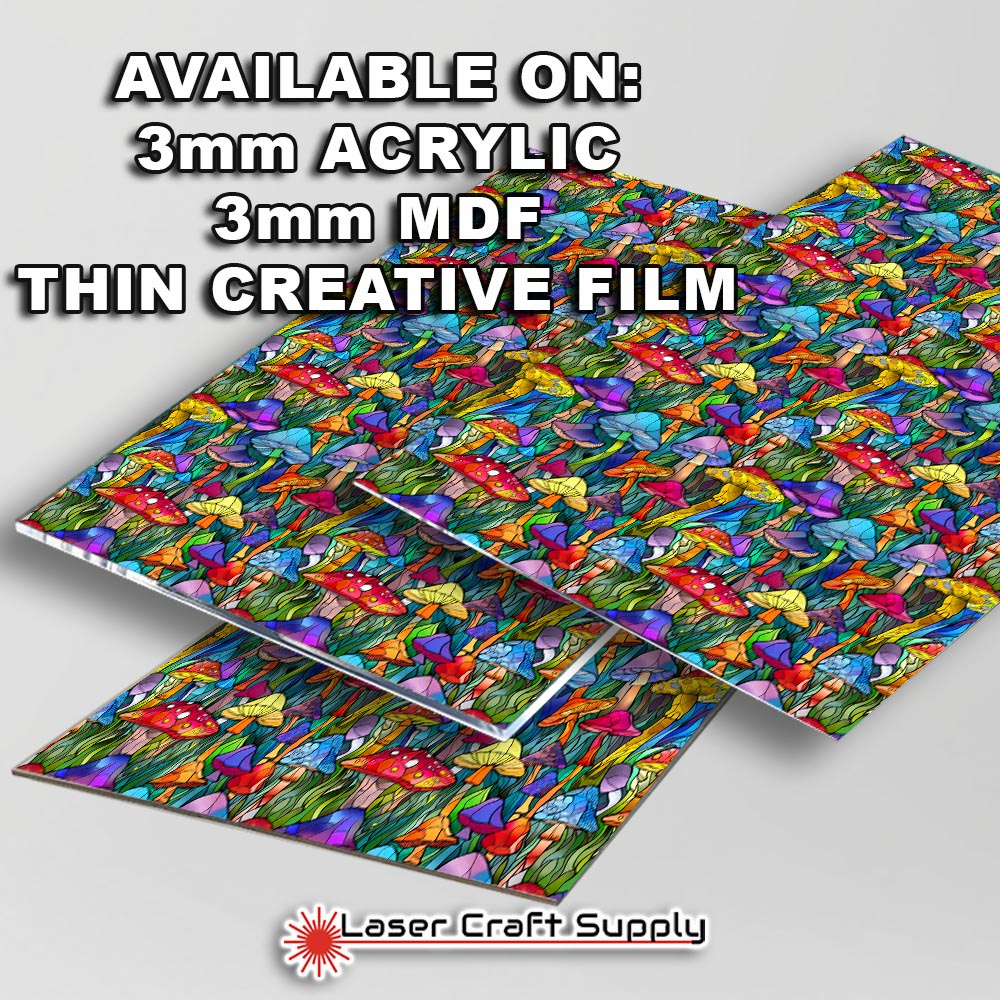 Creative Cast Acrylics - Land of Mushrooms - Stained Glass