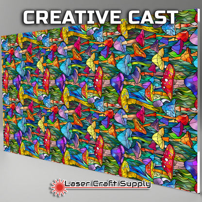 Creative Cast Acrylics - Land of Mushrooms - Stained Glass