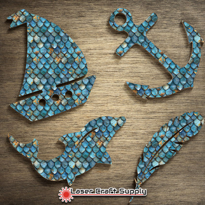 Creative Cast Acrylics -Layered Scales