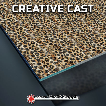 Creative Cast Acrylics -Leopard Wood