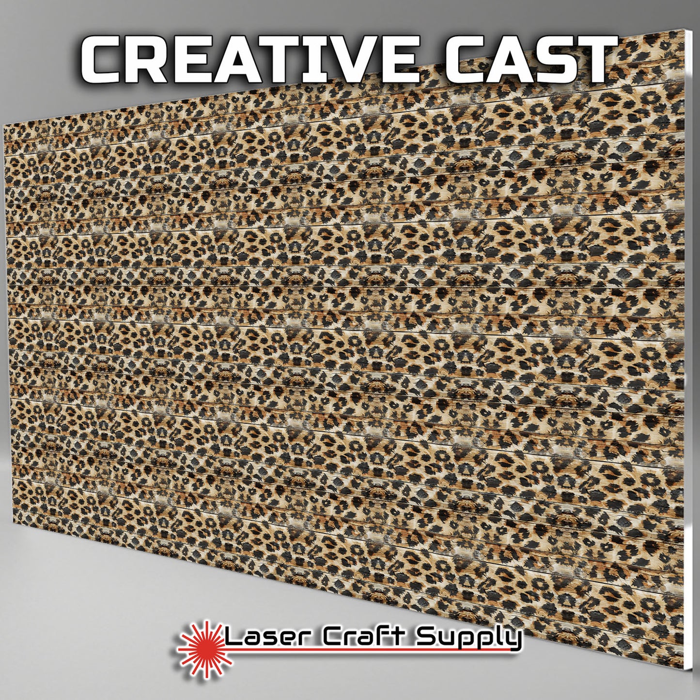 Creative Cast Acrylics -Leopard Wood