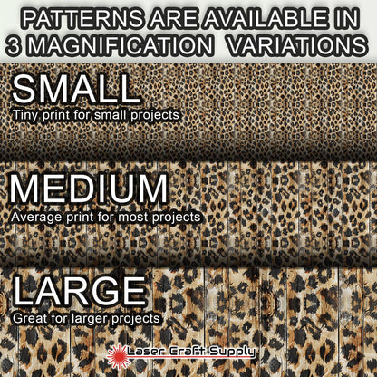Creative Cast Acrylics - Leopard  Wood Planks