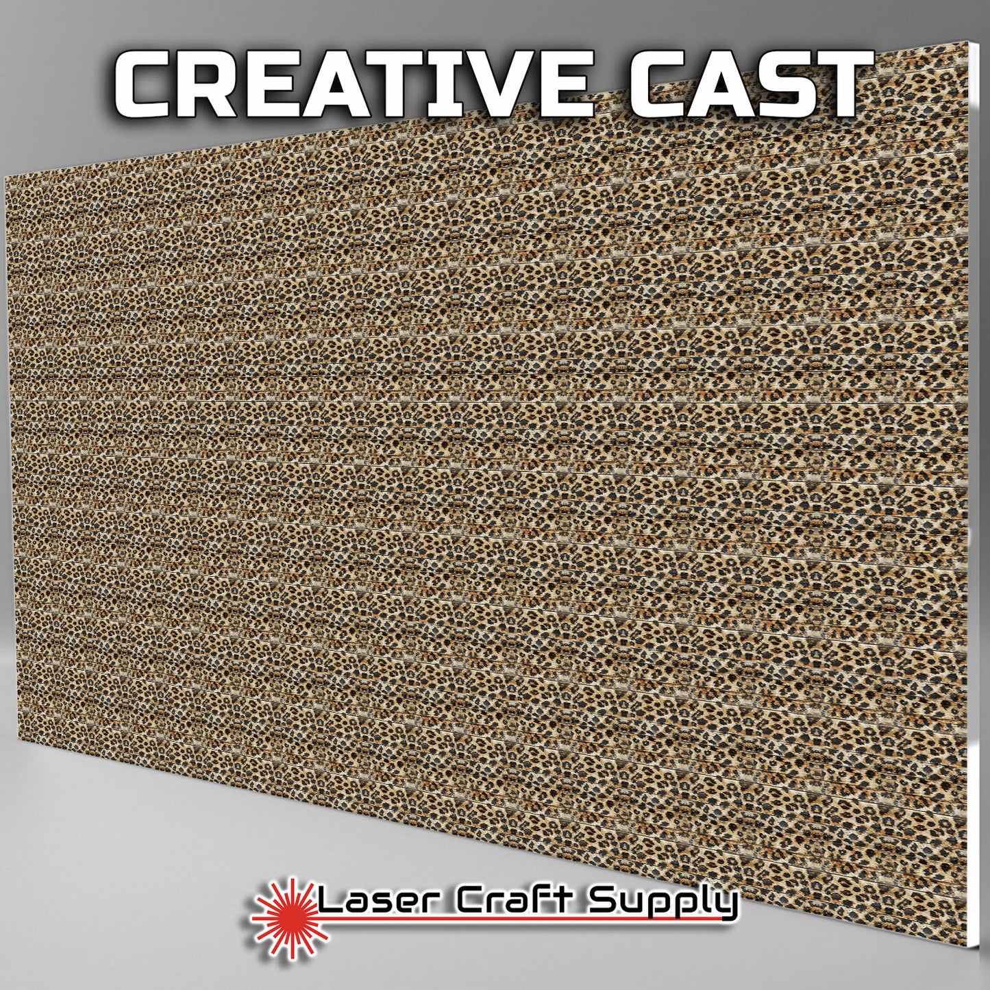 Creative Cast Acrylics - Leopard  Wood Planks