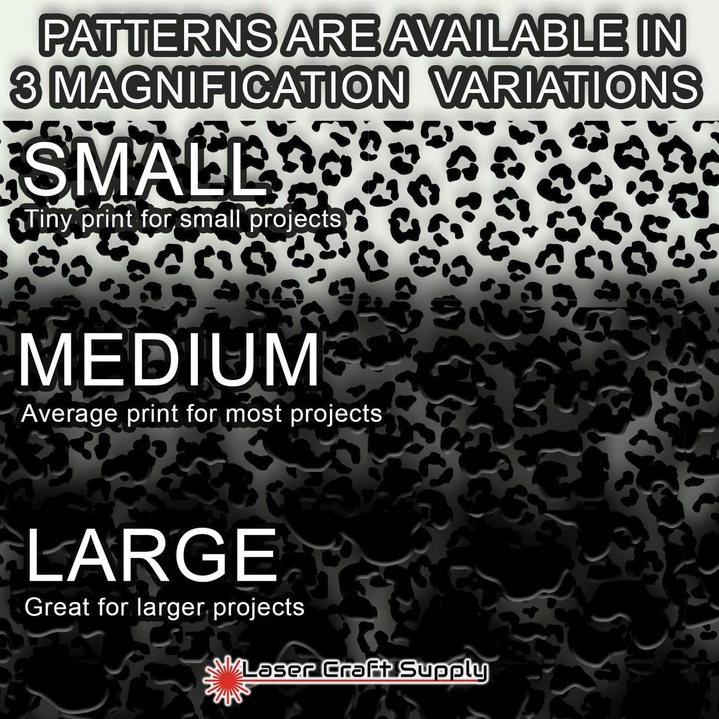 Creative Cast Acrylics - Leopard Print