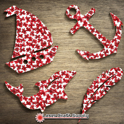 Creative Cast Acrylics - Lil Red Bows