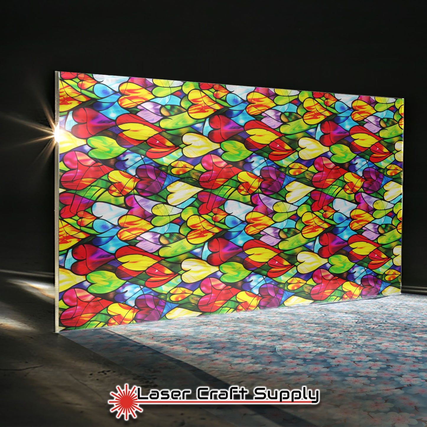 Creative Cast Acrylics - Love on the Glass - Stained Glass