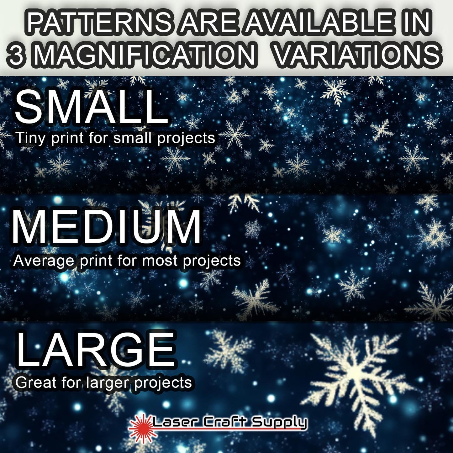 Creative Cast Acrylics - Magic Snowfall