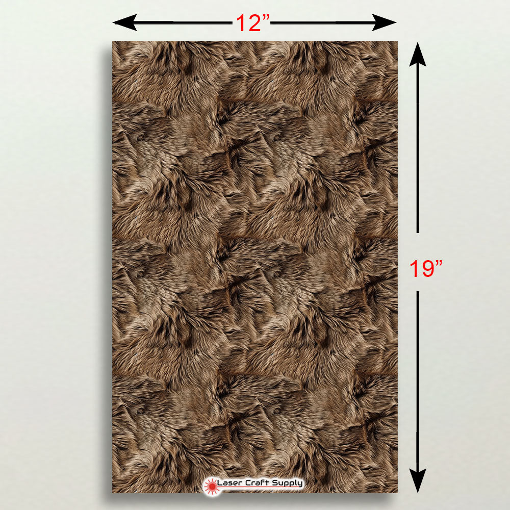 Medium Brown Fur - FULL SHEET