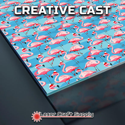Creative Cast Acrylics - Merry Flamingos