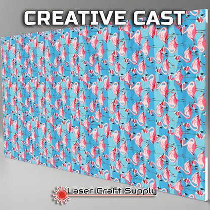 Creative Cast Acrylics - Merry Flamingos