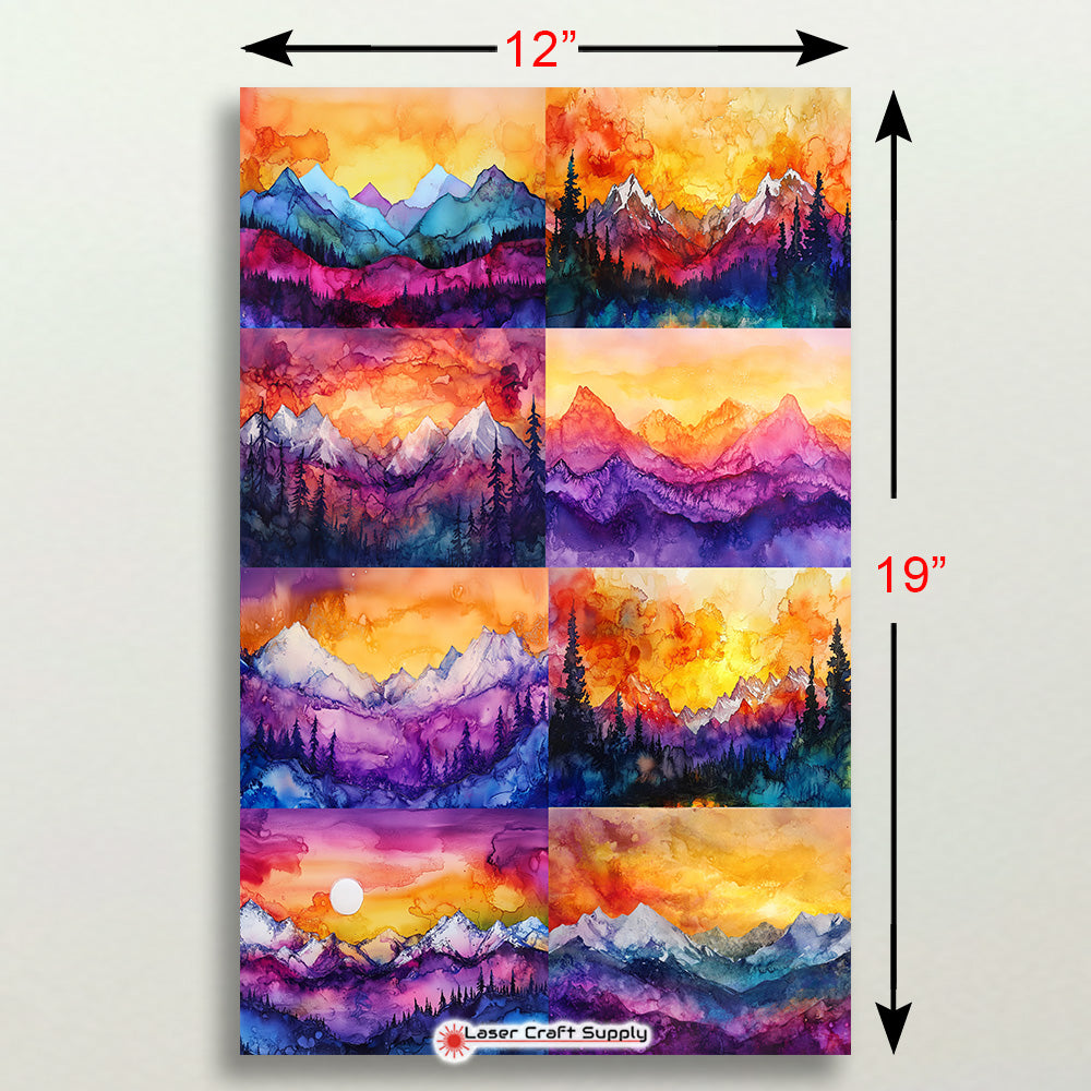 Mountain Twilight - Creative Tile