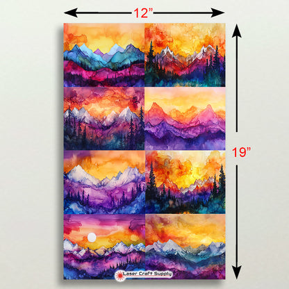 Mountain Twilight - Creative Tile