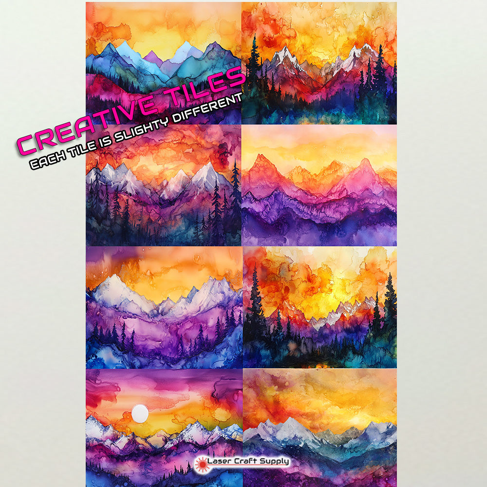 Mountain Twilight - Creative Tile