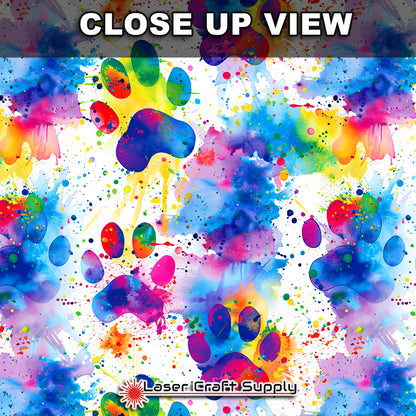 Creative Cast Acrylics - Multicolor Dog Paws