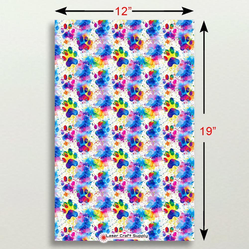 Creative Cast Acrylics - Multicolor Dog Paws