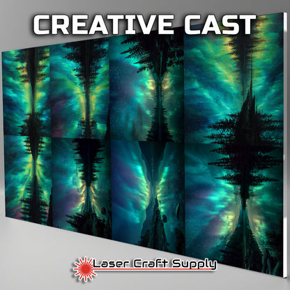 Northern Lights Reflections - tile