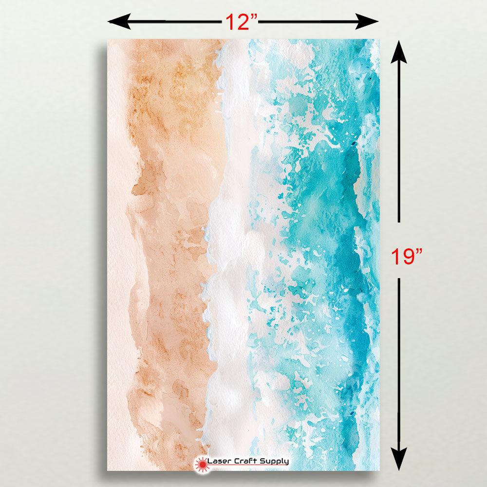 Ocean Edge Watercolors - FULL SHEET