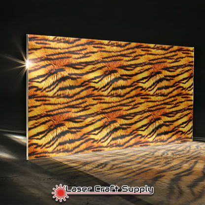 Orange Tiger Fur - FULL SHEET