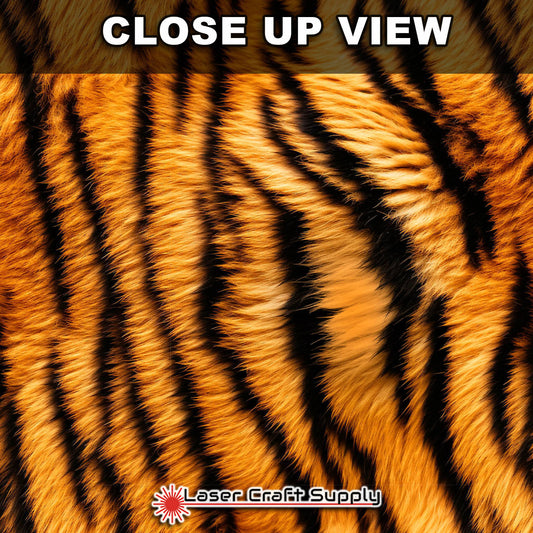Orange Tiger Fur - FULL SHEET