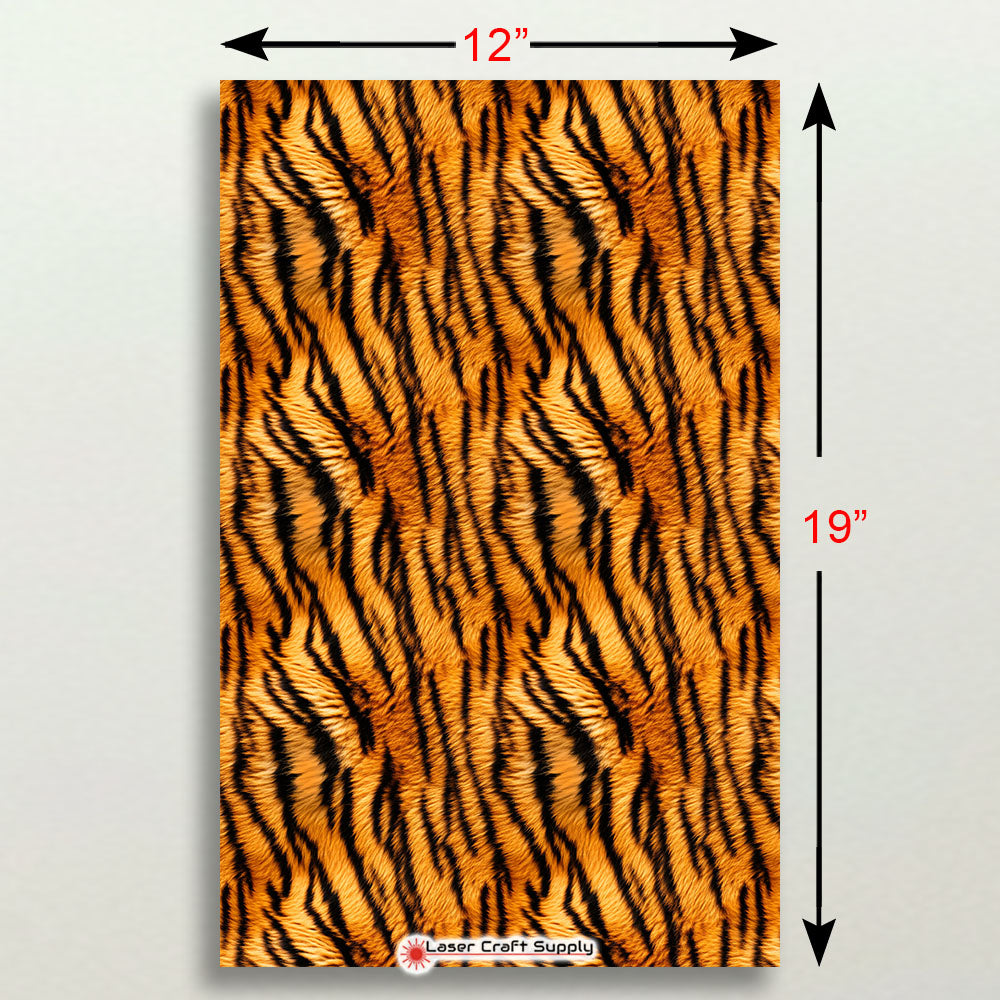 Orange Tiger Fur - FULL SHEET