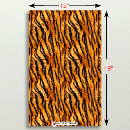 Orange Tiger Fur - FULL SHEET