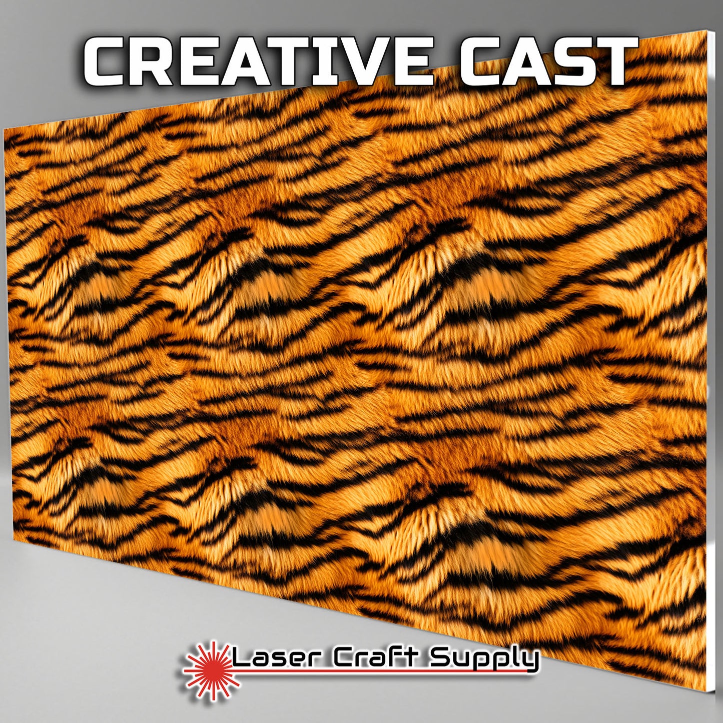 Orange Tiger Fur - FULL SHEET