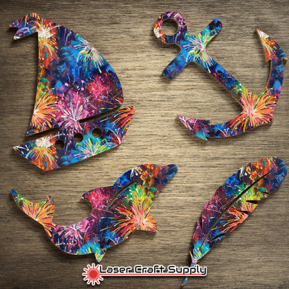 Creative Cast Acrylics - Painted Fireworks