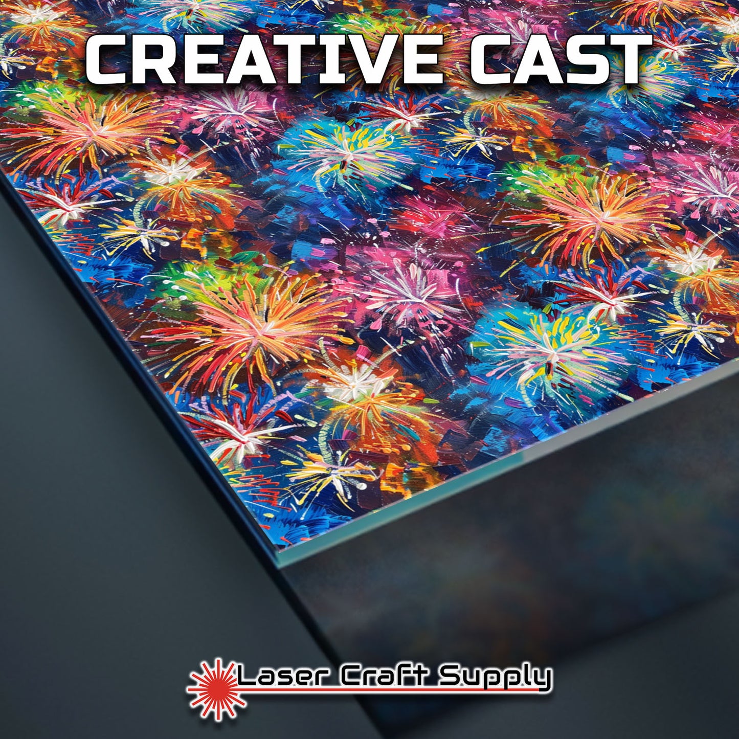 Creative Cast Acrylics - Painted Fireworks
