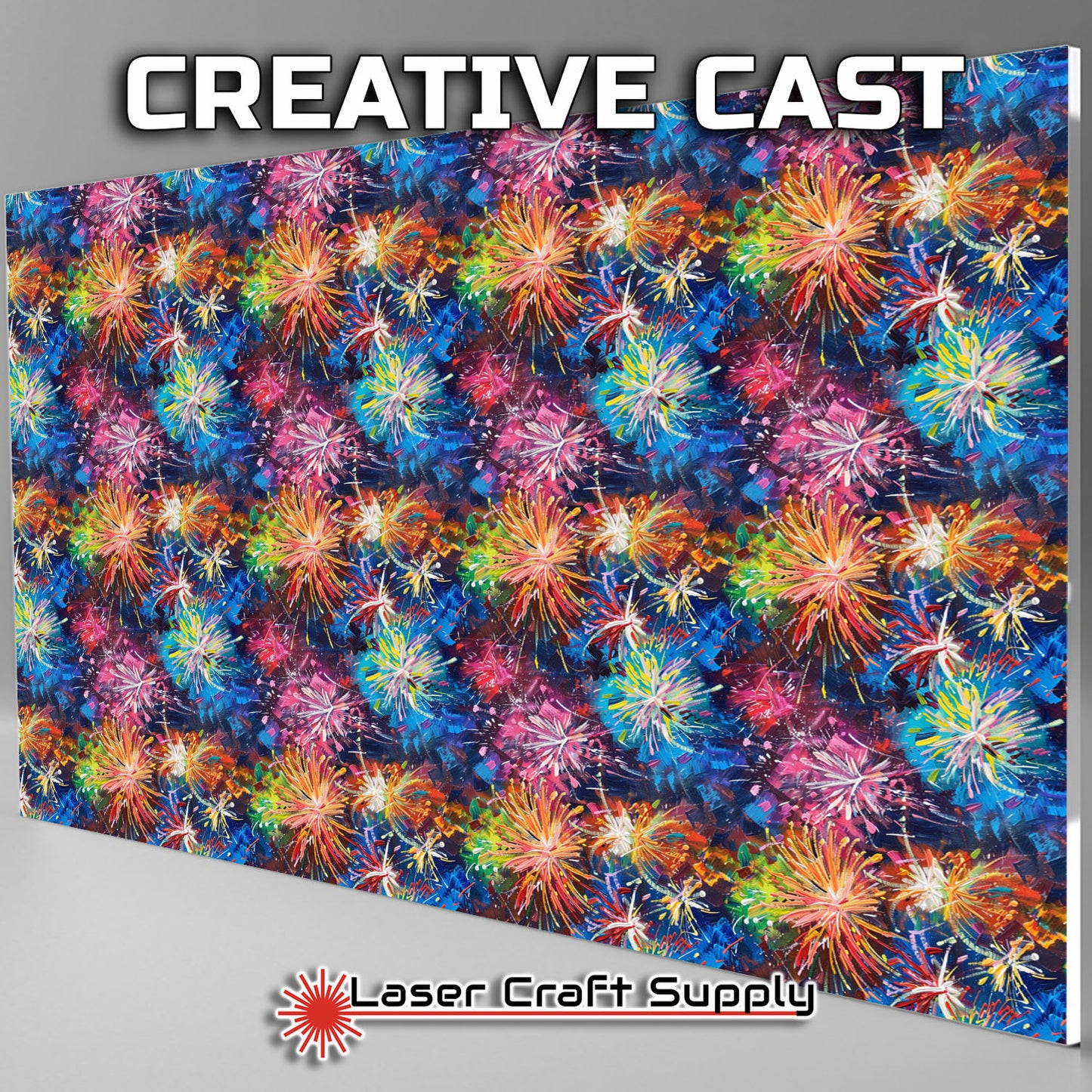 Creative Cast Acrylics - Painted Fireworks