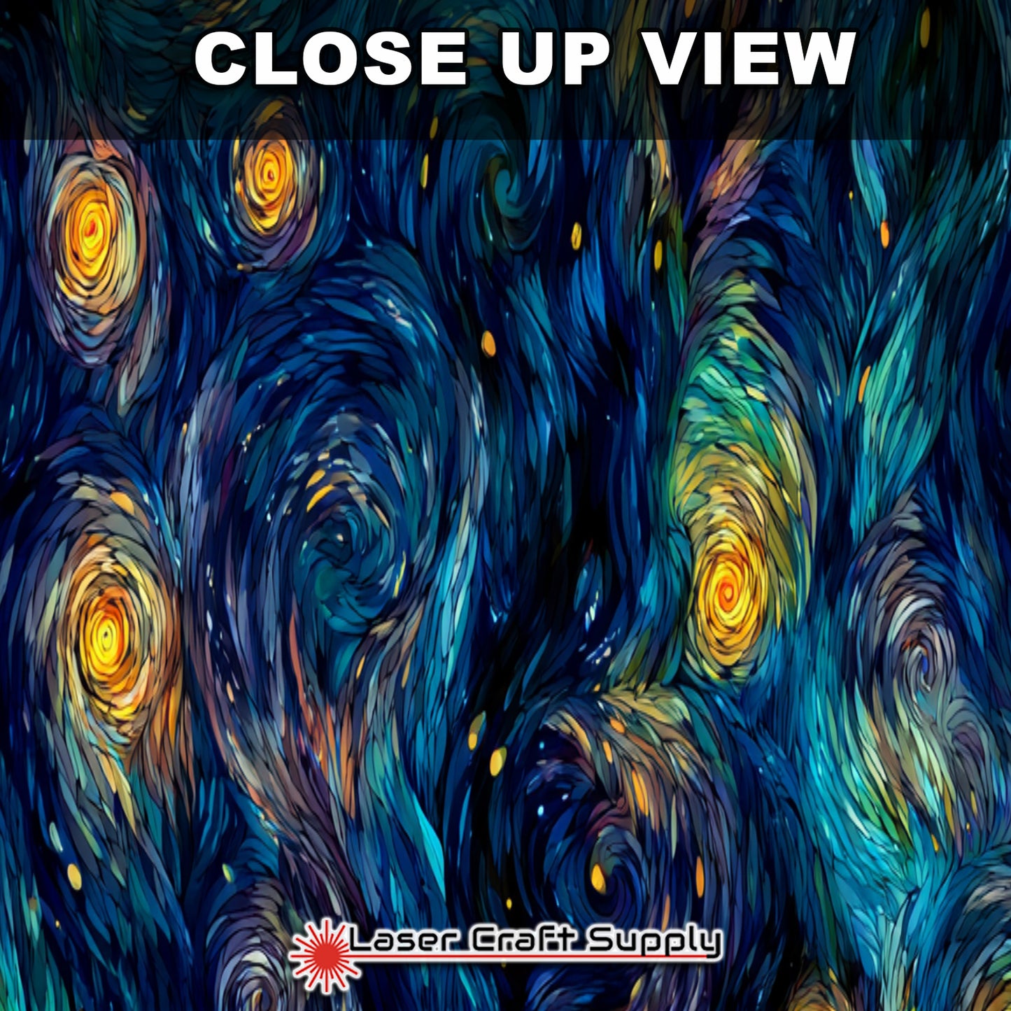 Painterly Starry Night - FULL SHEET