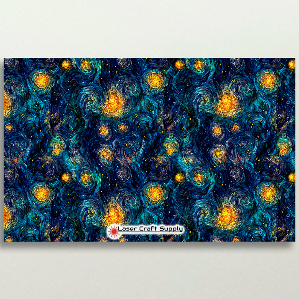 Painterly Starry Night - FULL SHEET
