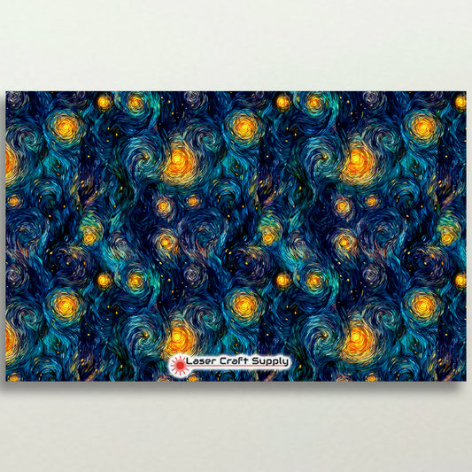 Painterly Starry Night - FULL SHEET