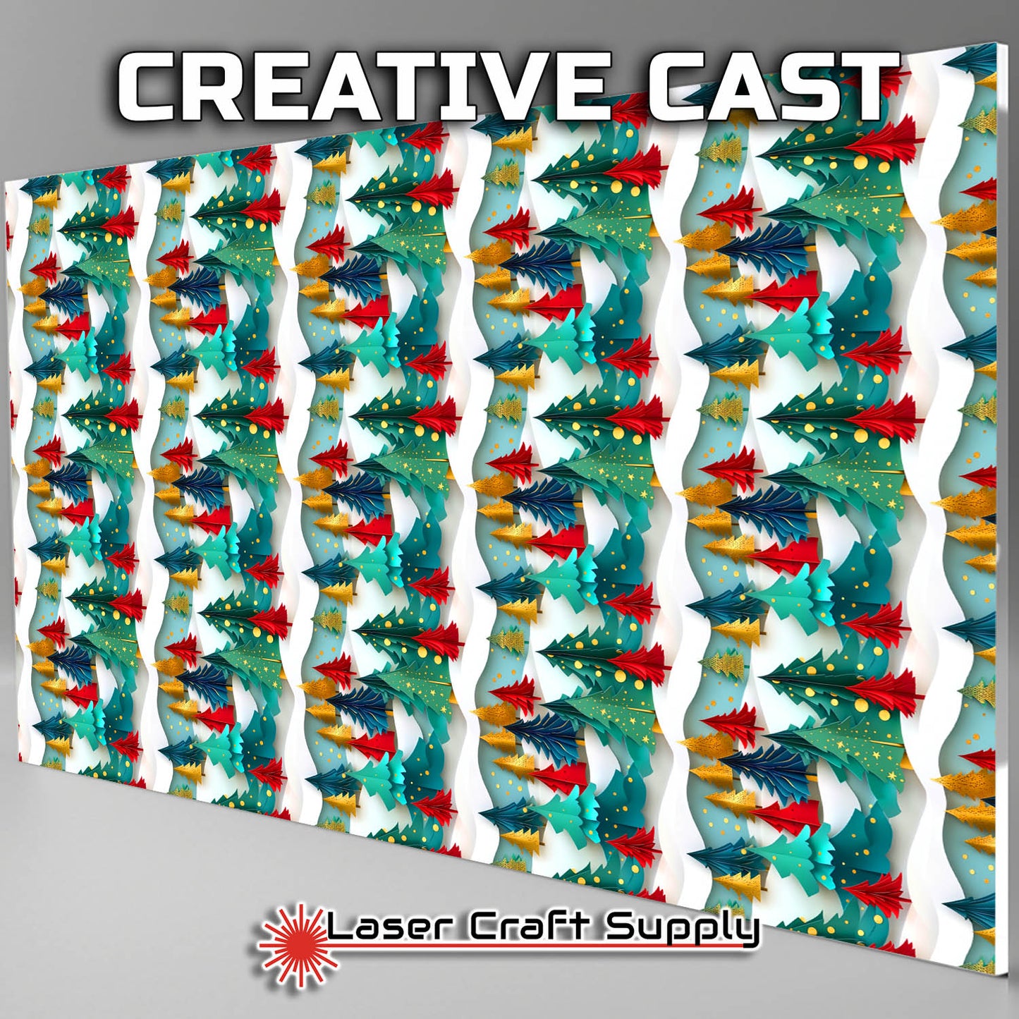 Paper Christmas Trees - Creative Cast