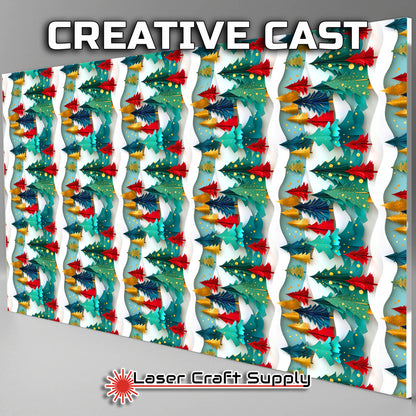 Paper Christmas Trees - Creative Cast
