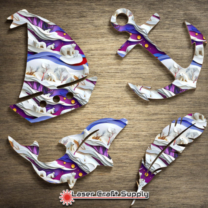 Paper Polar Bear - Creative Cast