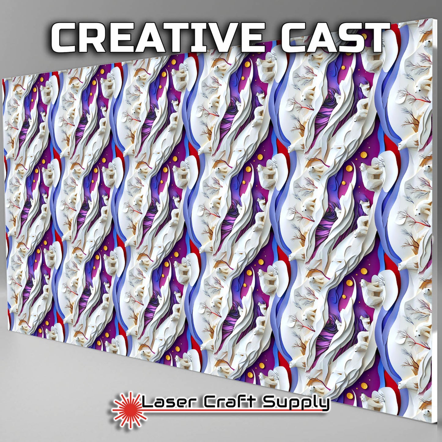 Paper Polar Bear - Creative Cast