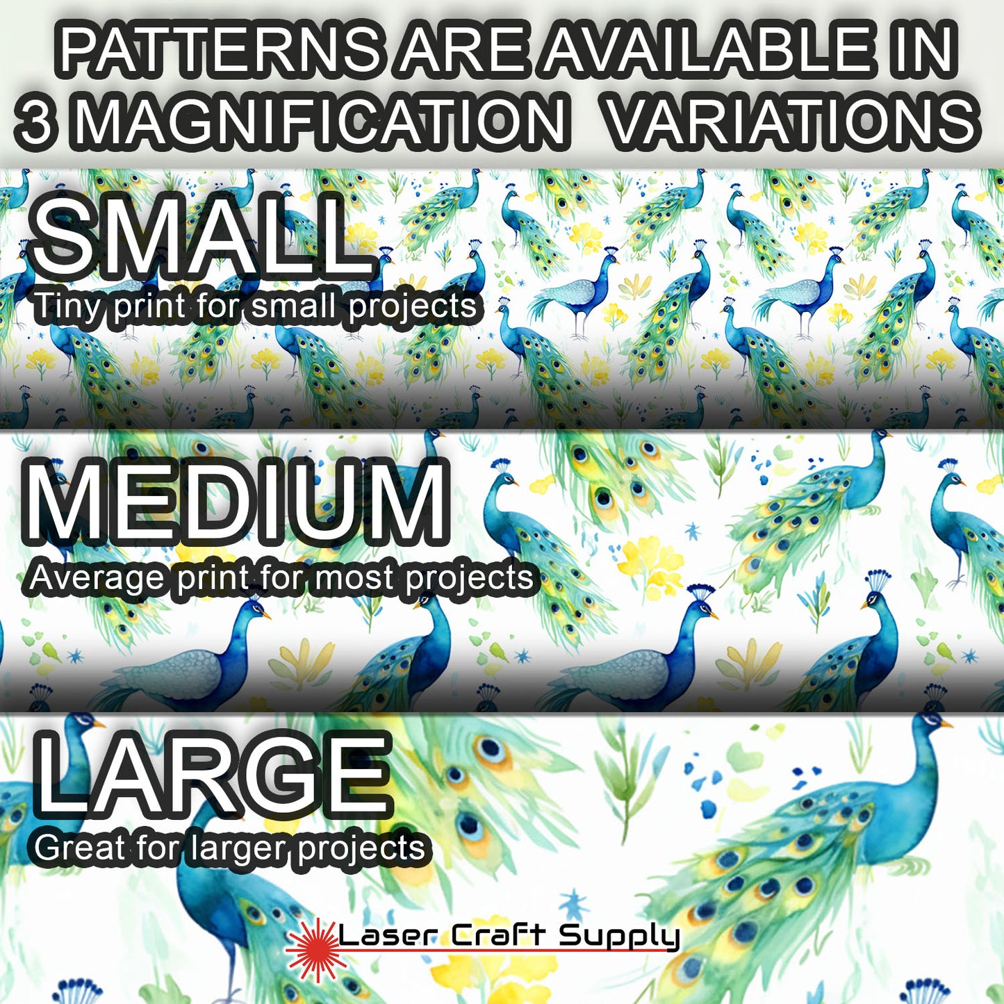 Creative Cast Acrylics - Peacocks